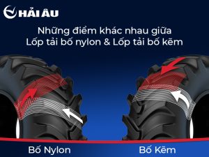 So sánh lốp bố nylon và bố thép