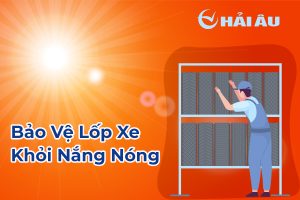 Bảo vệ lốp xe tải khỏi nắng nóng