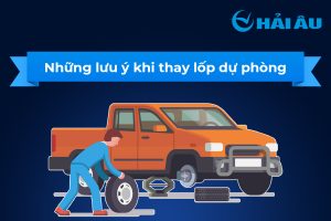 Những lưu ý khi thay lốp dự phòng
